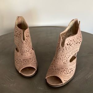 Not Rated open toed bootie.